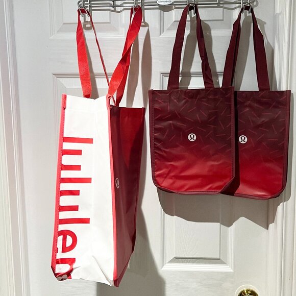 Set of 3 / Lululemon Reusable Bags - Picture 1 of 3